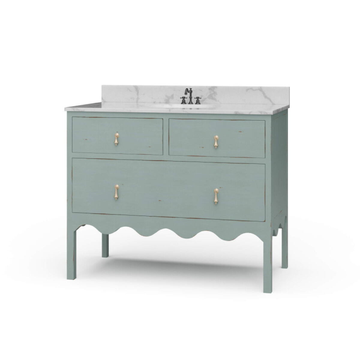 5b71af738cb1f0240a77974f72856c22 Chloe Single Vanity W/ Sink & Marble Top - Image 1