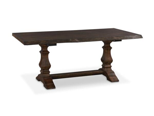 Harvest Live Edge Rectangle Dining Table Dining Tables Bassett Furniture