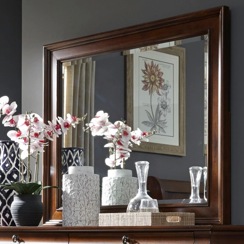 5bdd04f64ecd03b7b843d383e27a7a8e Rustic Traditions Landscape Mirror - Image 1