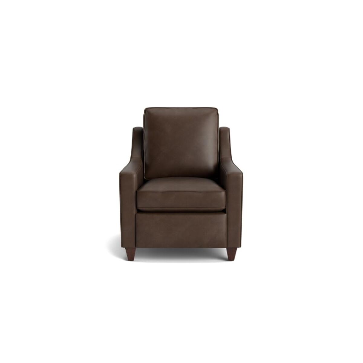 5be2b18b2423f2268b38bbf49c9ad537 Magnificent Motion Leather Slope Arm Power Wall Recliner - Image 1