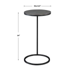 Brunei Accent Table, Nickel - Image 7