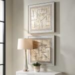Unpredictable Hand Painted Canvases, S/2 - Image 4