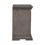 Big Valley 2 Drawer Night Stand w/ Charging Station Nightstands Gray 20