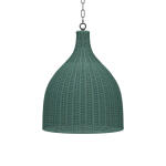 Hampton Rattan Pendant Medium Lighting Bramble 13