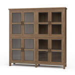 Madrone 8 Door Display Cabinet