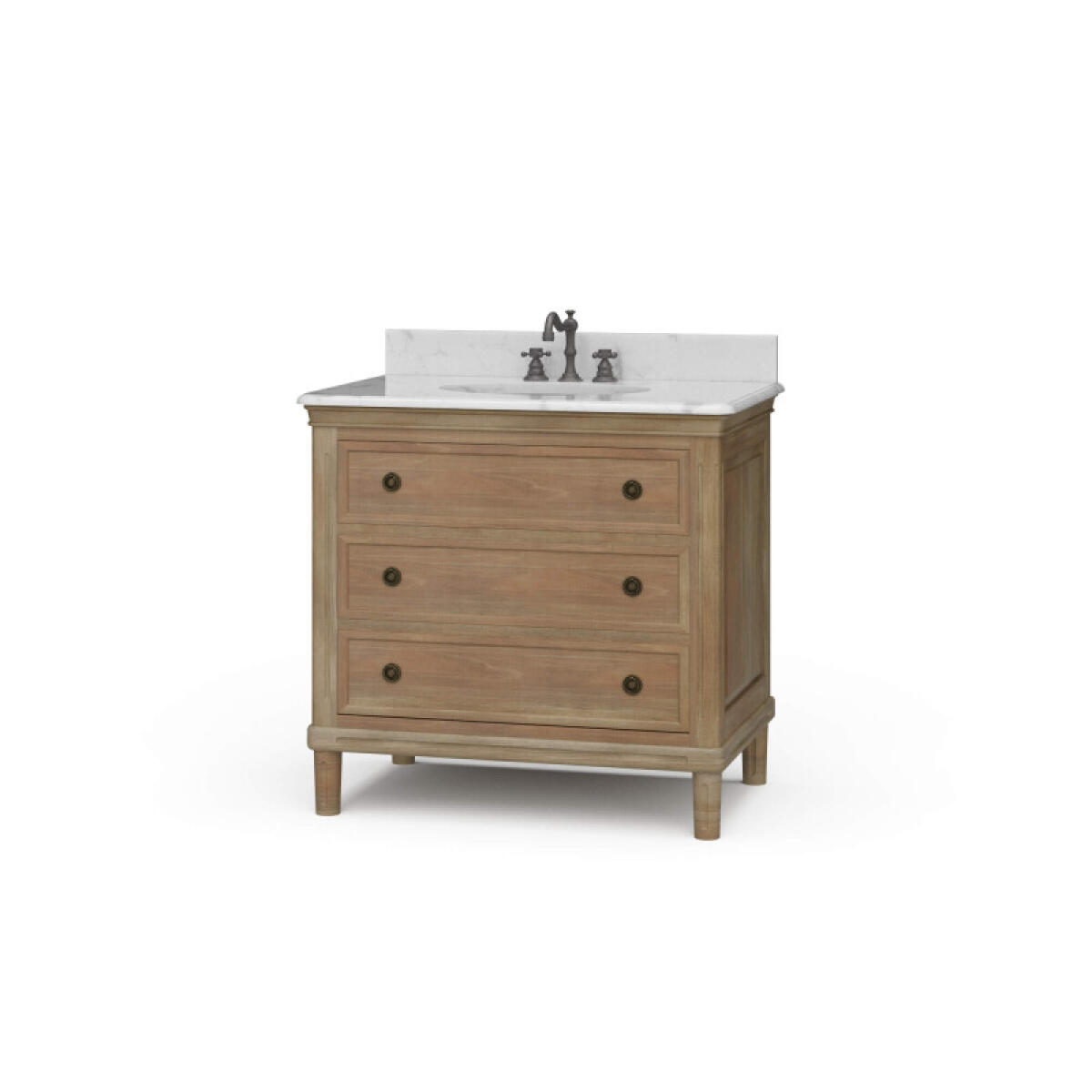 5c39e03a218bc529dc04824578f5158d Hayward Single Vanity W/ Sink & Marble Top - Image 1