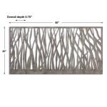 Amadahy Metal Wall Decor Wall Decor Gray 9