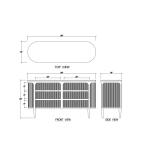 Regent 6 Drawer Dresser - Image 6
