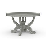 Mandolin Dining Table W/ Solid Hardwood Top