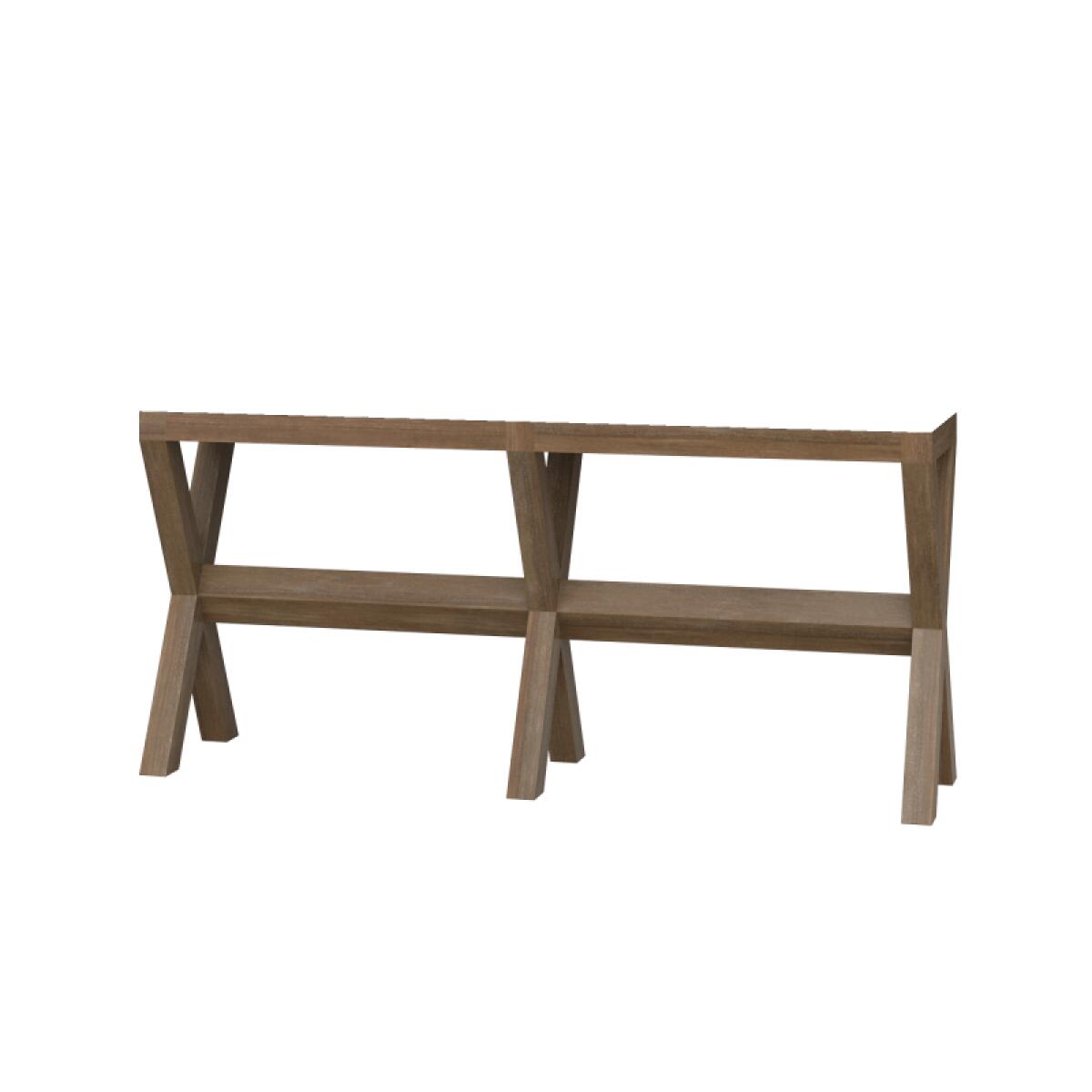 5cdd6505327cc9d17dd4b07bf5605e04 Renoir Console W/ Raffia - Image 1