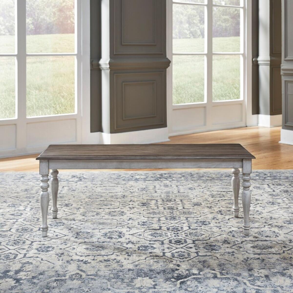 Ocean Isle Bench (RTA) Chairs & Benches Antique White w/ Weathered Pine 2 Ocean Isle Bench (RTA) Chairs & Benches Antique White w/ Weathered Pine 2