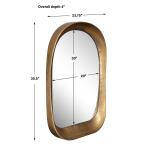 Bradano Arch Mirror, Brass Mirrors Gold 19