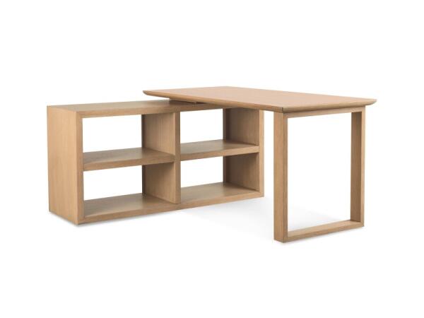 HomeWork Modular L-Shaped Desk Office Storage Bassett Furniture