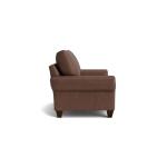 True Custom™ True Custom® Leather Large Panel Arm Loveseat - Image 4