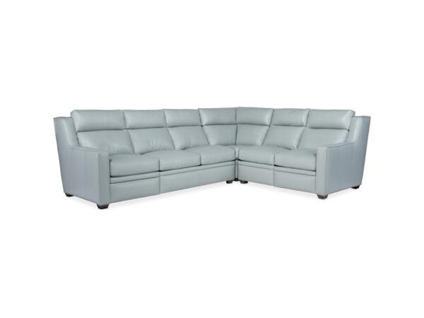 Sectionals 201 Raymond Reclining Sectional with Two-Piece Back Sectionals Bradington-Young
