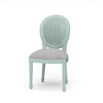 Tulip Rattan Back Dining Chair W/o Fluted Leg