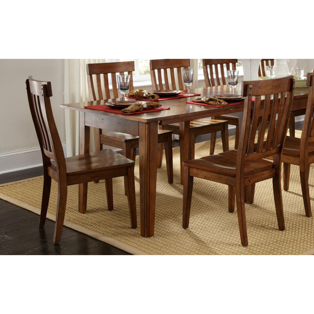 Toluca Ra Slatback Side Chair – TOLRA235K Chairs & Benches A-America 2 Toluca Ra Slatback Side Chair – TOLRA235K Chairs & Benches A-America 2