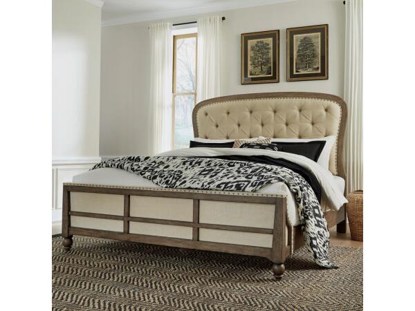 Americana Farmhouse Queen Shelter Bed Beds Beds