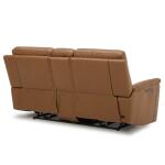 Cooper Loveseat w/Console P3 & ZG – Camel Loveseats Brown 25