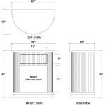 Kraton 1 Drawer Side Table - Image 8