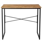 Erik Solid Mango and Iron Writing Desk