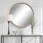 Ranchero Round Mirror, Natural - Image 3
