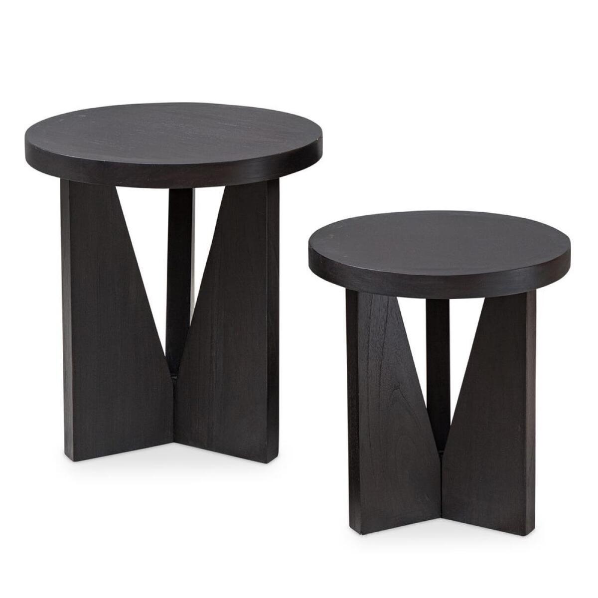 5dee5b9852721d2cf86f233c72020c4f Nadette Nesting Tables, Espresso, S/2 - Image 1