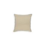 Dumont Leather Cocoa Square Pillow Cover + Insert - Image 4