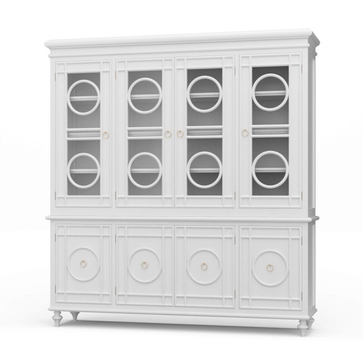 5e5b243b570a964ccea40fa7eaf539ca Savannah Display Cabinet W/ Glass Door - Image 1