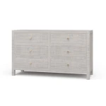 Kagu 6 Drawer Dresser W/ Raffia Dressers Bramble 8