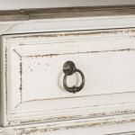 Abbey Park 5 Drawer Chest Chests Antique White & Weathered Brown 22