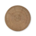 Scalloped Round Rattan Dining Table 48” Dining Tables Bramble 11