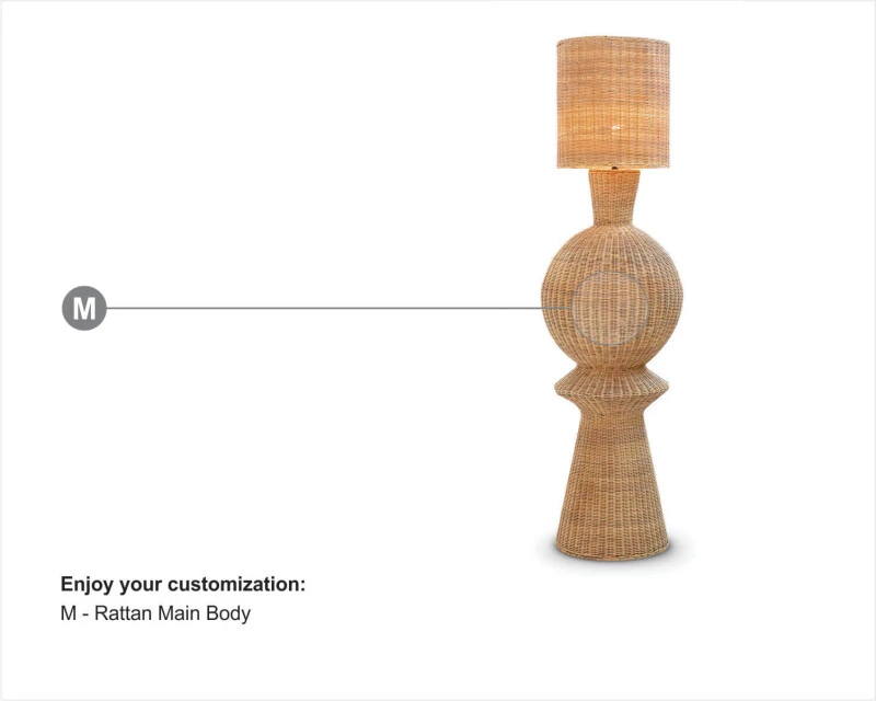 5ea06b79306303c920052026b0e9b897 Ubud Rattan Floor Lamp - Image 1