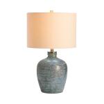 Blaze Earthenware Table Lamp Lighting Blue 10