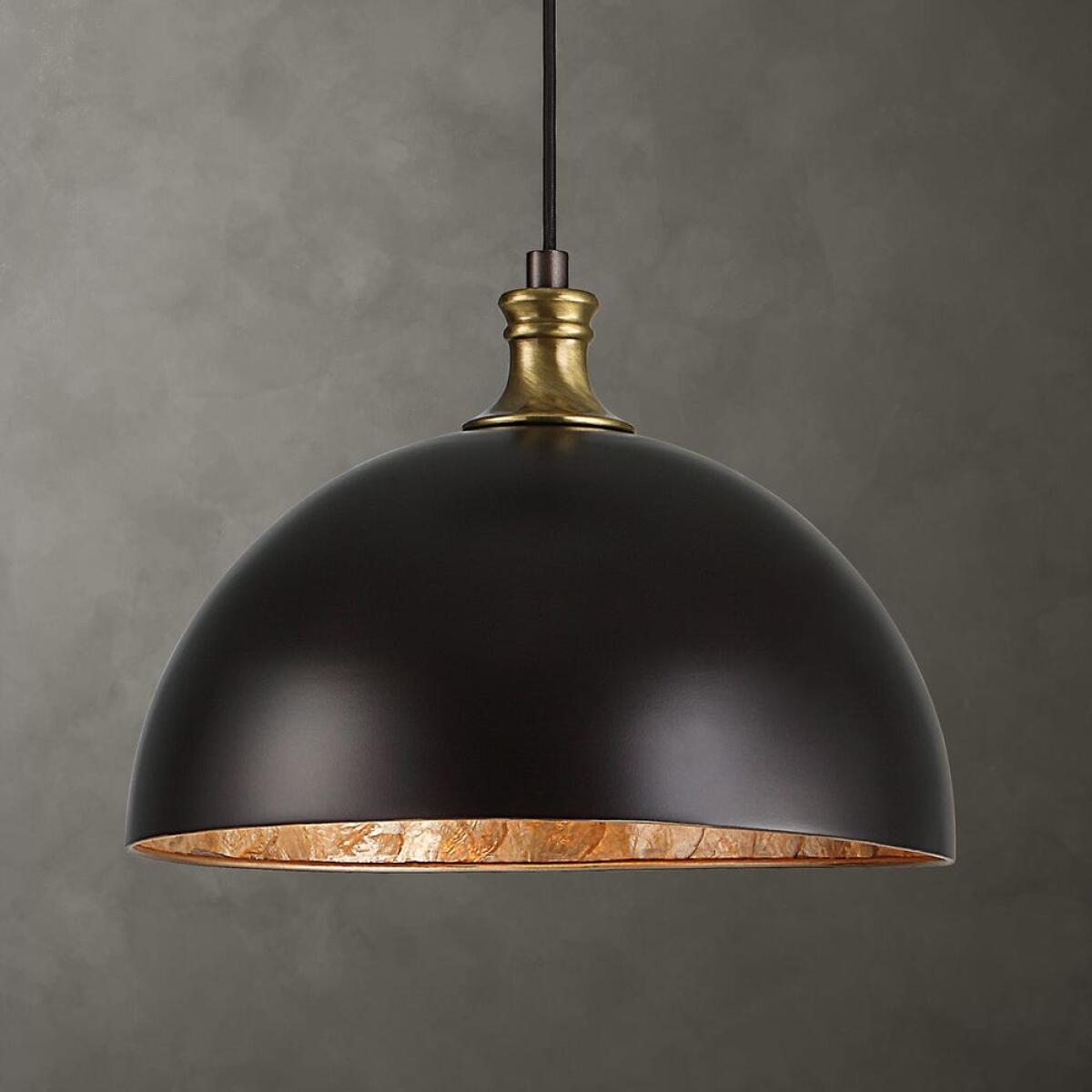 Placuna, 1 Lt Pendant Lighting Black 2 Placuna, 1 Lt Pendant Lighting Black 2
