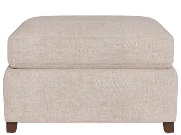 Hudson Ottoman- Special Order Ottomans & Poufs Cream 6