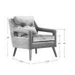 O'brien Armchair, Blue - Image 11