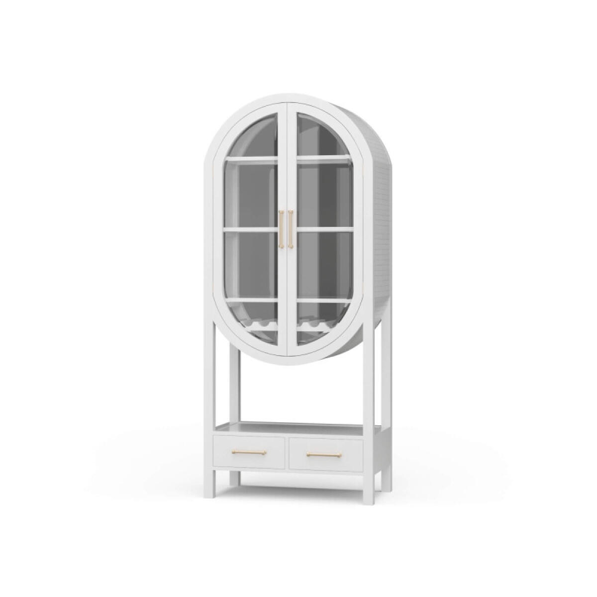 5ee652faeb2bd4418d210dcbf476a44f Napa Wine Cabinet W/ Mirrored Back - Image 1