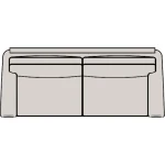 Manning Stationary Sofa 8-Way Tie 873-97