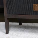 Worthington Three-Drawer Chest Chests Black 20