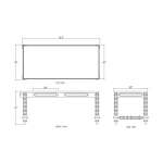 Milano Desk 72'' - Image 9