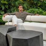 Bolster Back Outdoor Sofa, Corner - Image 12