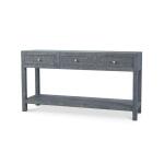 Kagu Console Table W/ Raffia Console Tables Bramble 16