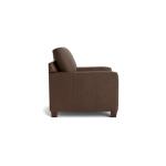 Carolina Leather Track Arm Chair Chairs Bassett Furniture 13