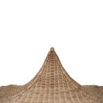 Scalloped Rattan Dog Bed - Image 9