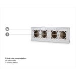 Fiona 4 Door Buffet W/ Glass Shelves - Image 2