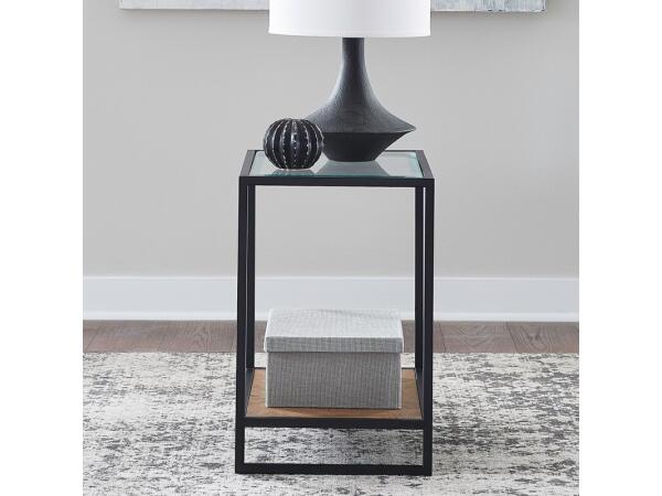 Bedford Chairside Table Chairside Tables Brown