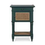 Montego Square End Table W/ Drawer & Rattan Door - Image 4