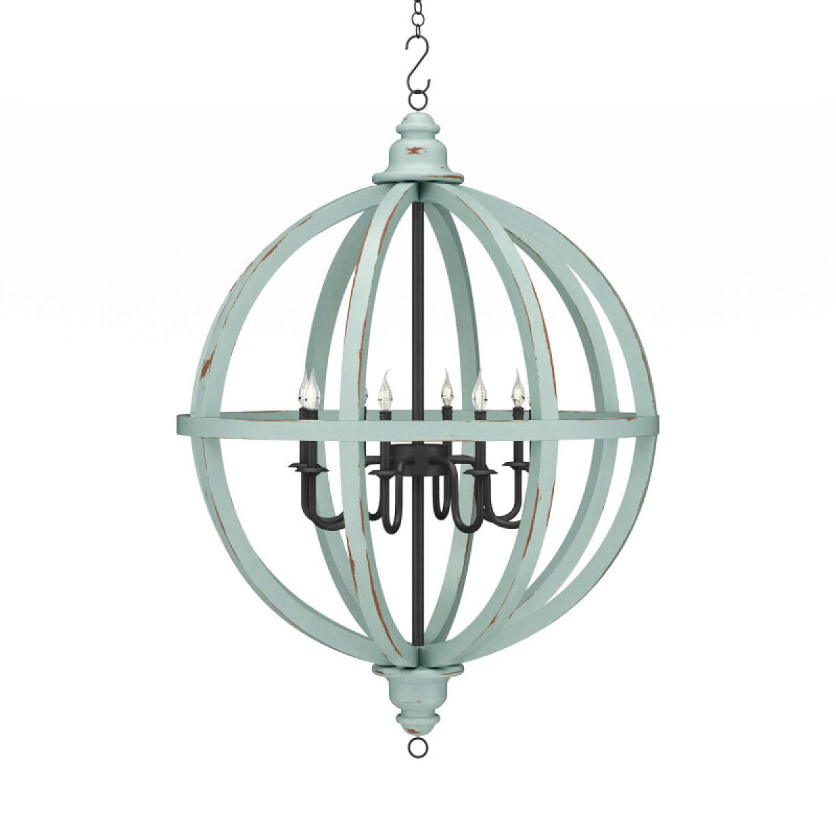 Infinity Chandelier Medium W/ 6 Lights Lighting Blue 2 Infinity Chandelier Medium W/ 6 Lights Lighting Blue 2