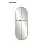 Varina Tall Mirror, Gold - Image 7